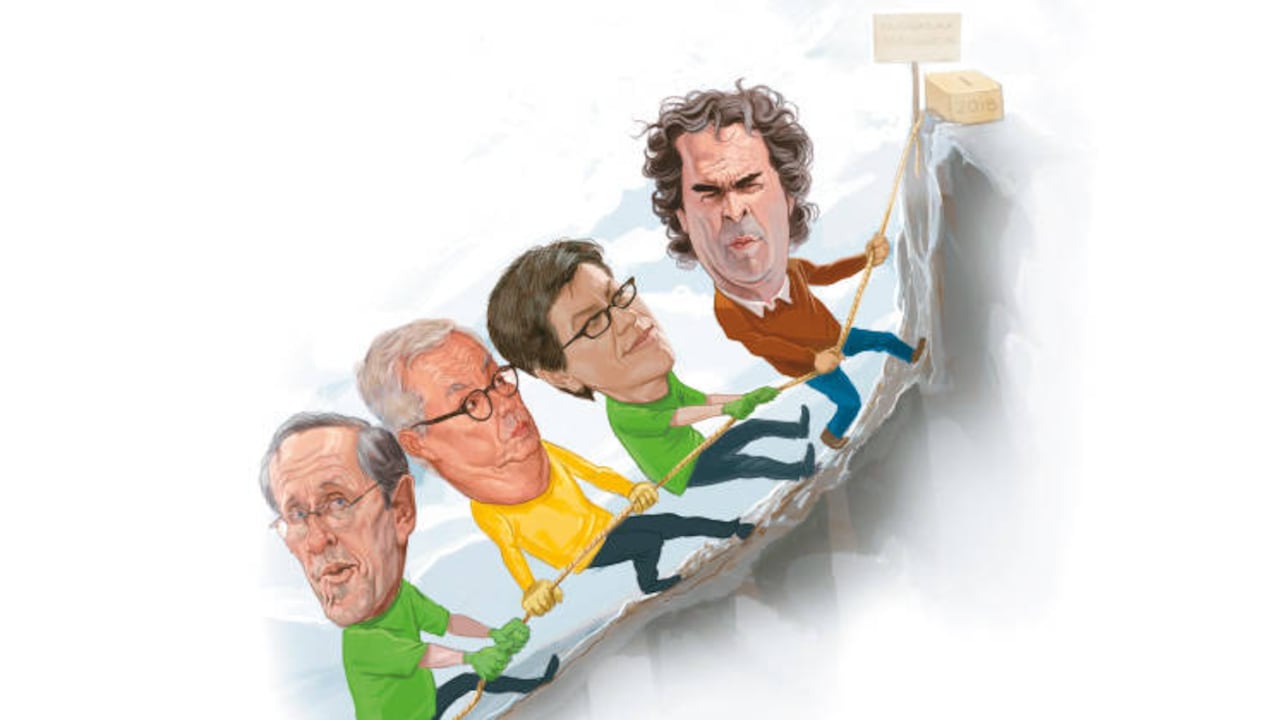 Antonio Navarro, Jorge Robledo, Claudia López, Sergio Fajardo