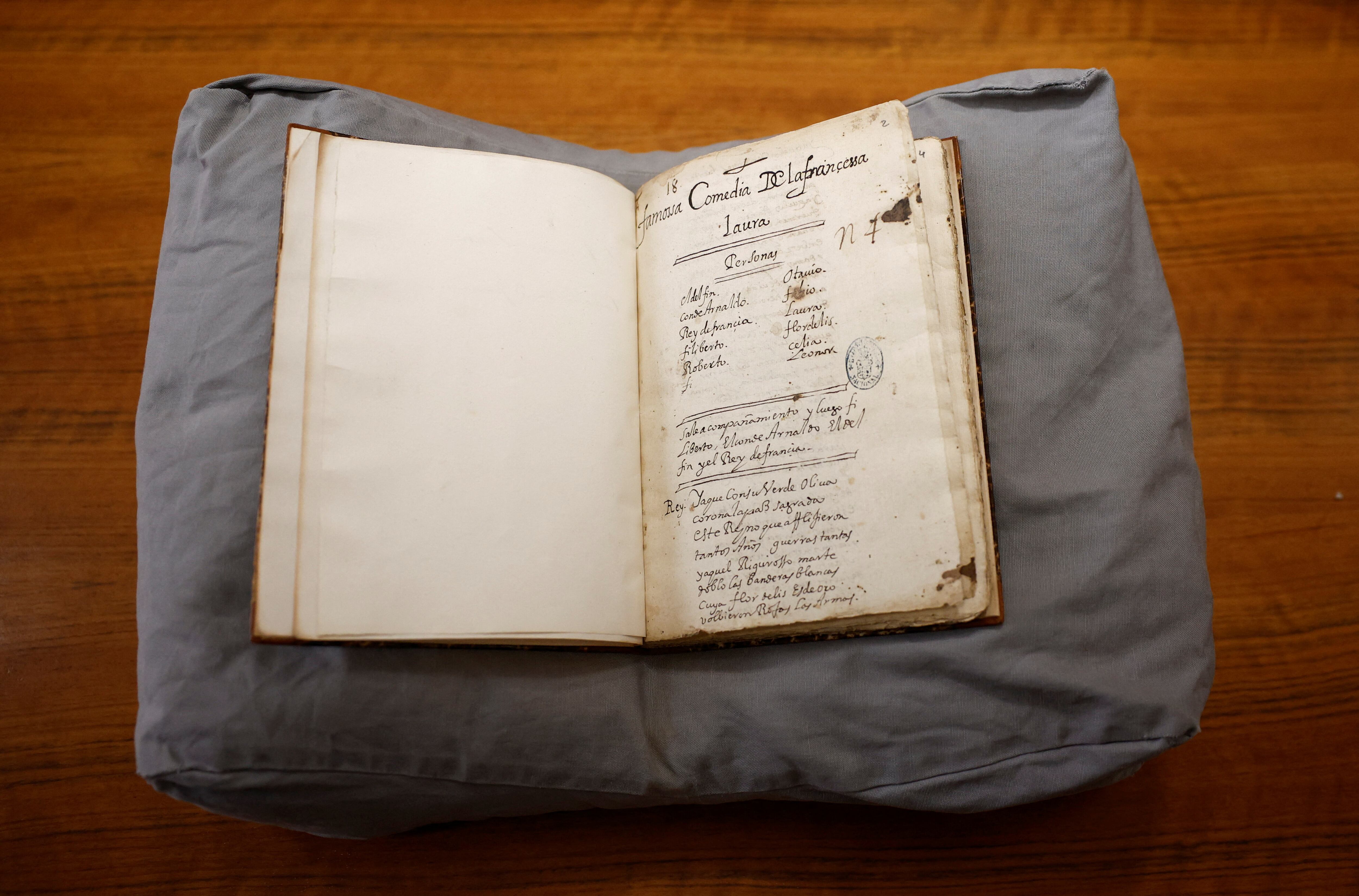 Con inteligencia artificial descubrieron en España nueva comedia, 'La francesa Laura', de Lope de Vega. Enero 31 de 2023. Foto: REUTERS/Juan Medina