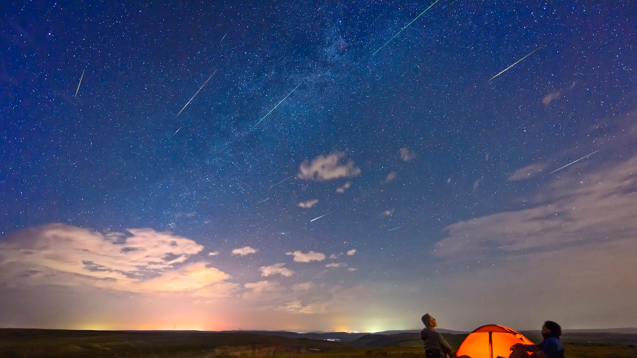 Foto de referencia sobre la observación de perseidas