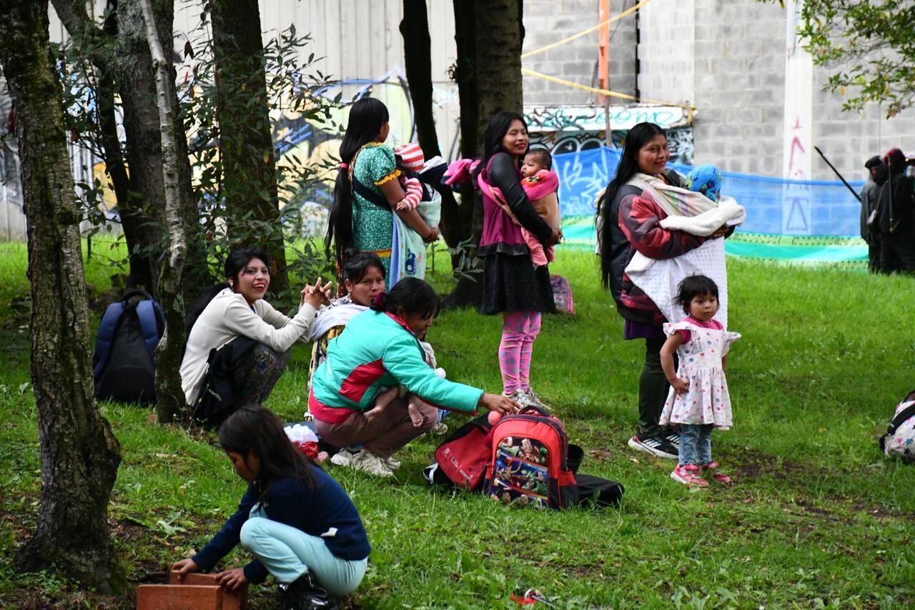 Indígenas regresan al parque Nacional.