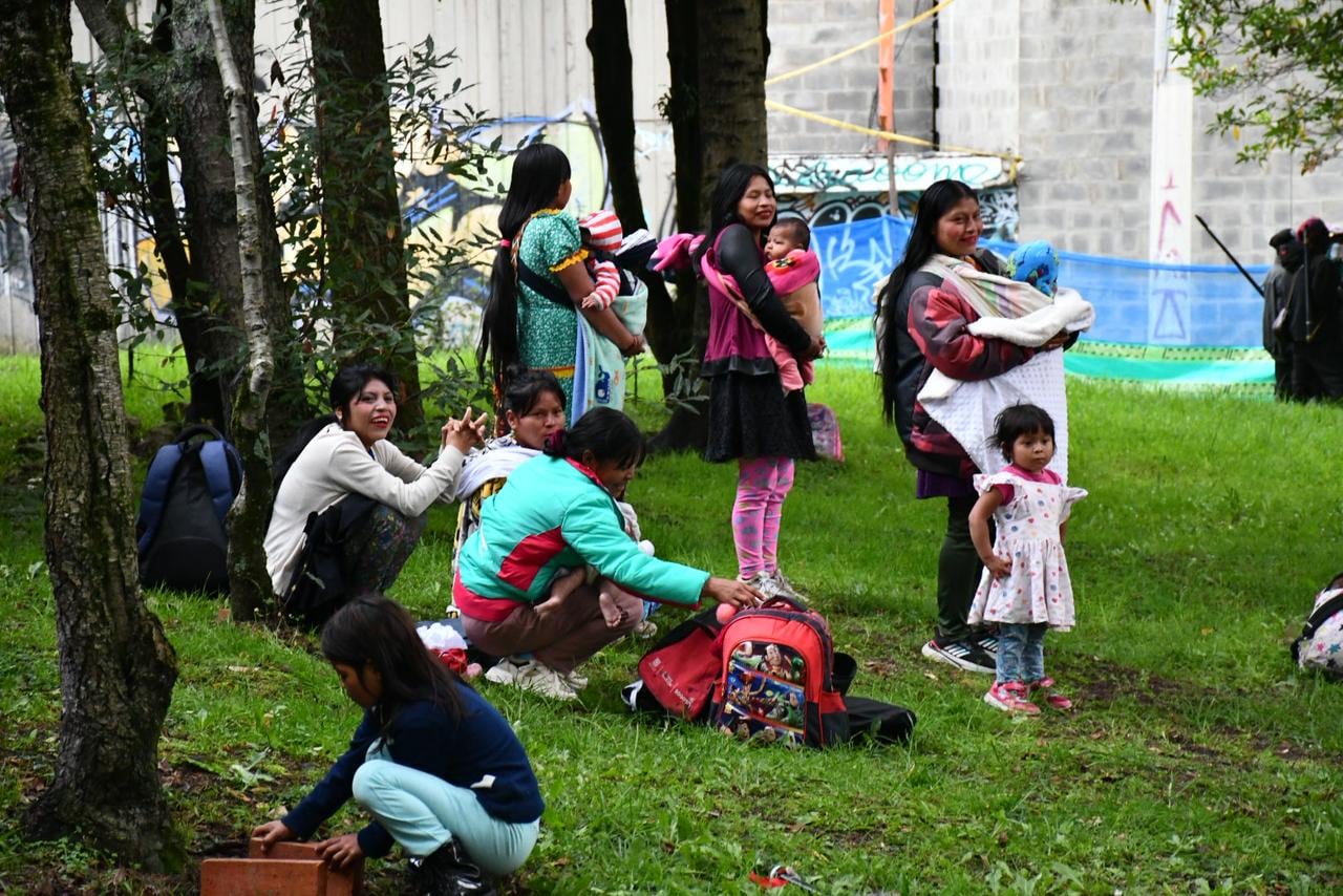 Indígenas regresan al parque Nacional.