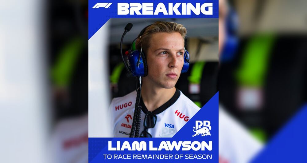 El neozelandés Liam Lawson, nuevo piloto titular de Racing Bulls