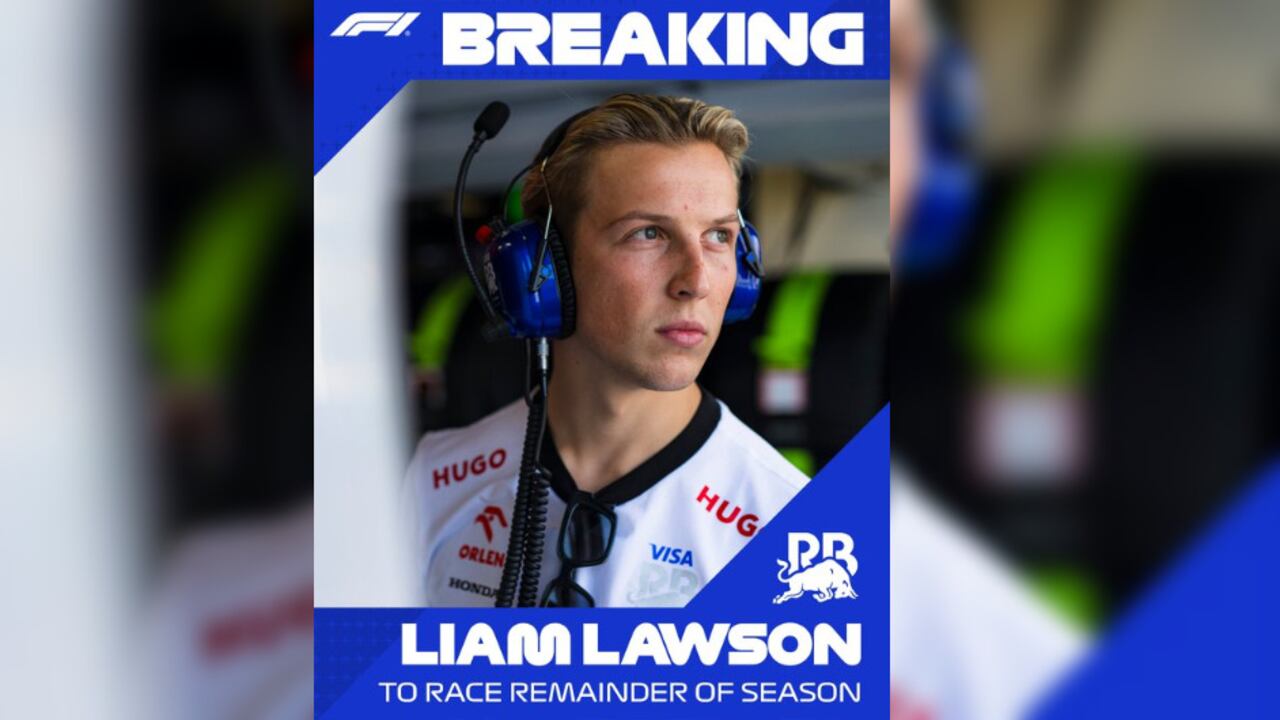 El neozelandés Liam Lawson, nuevo piloto titular de Racing Bulls