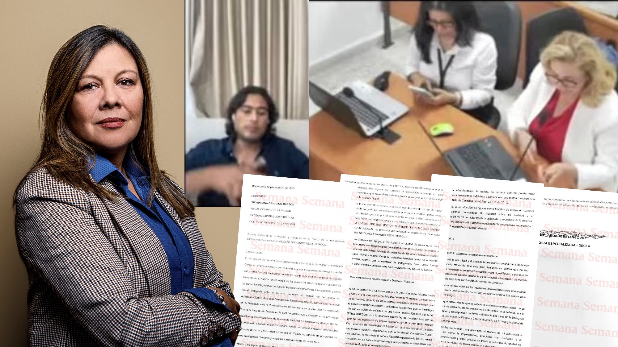 “Es una actuación irregular y subrepticia”: dura carta de la fiscal del caso Nicolás Petro a Luz Adriana Camargo
