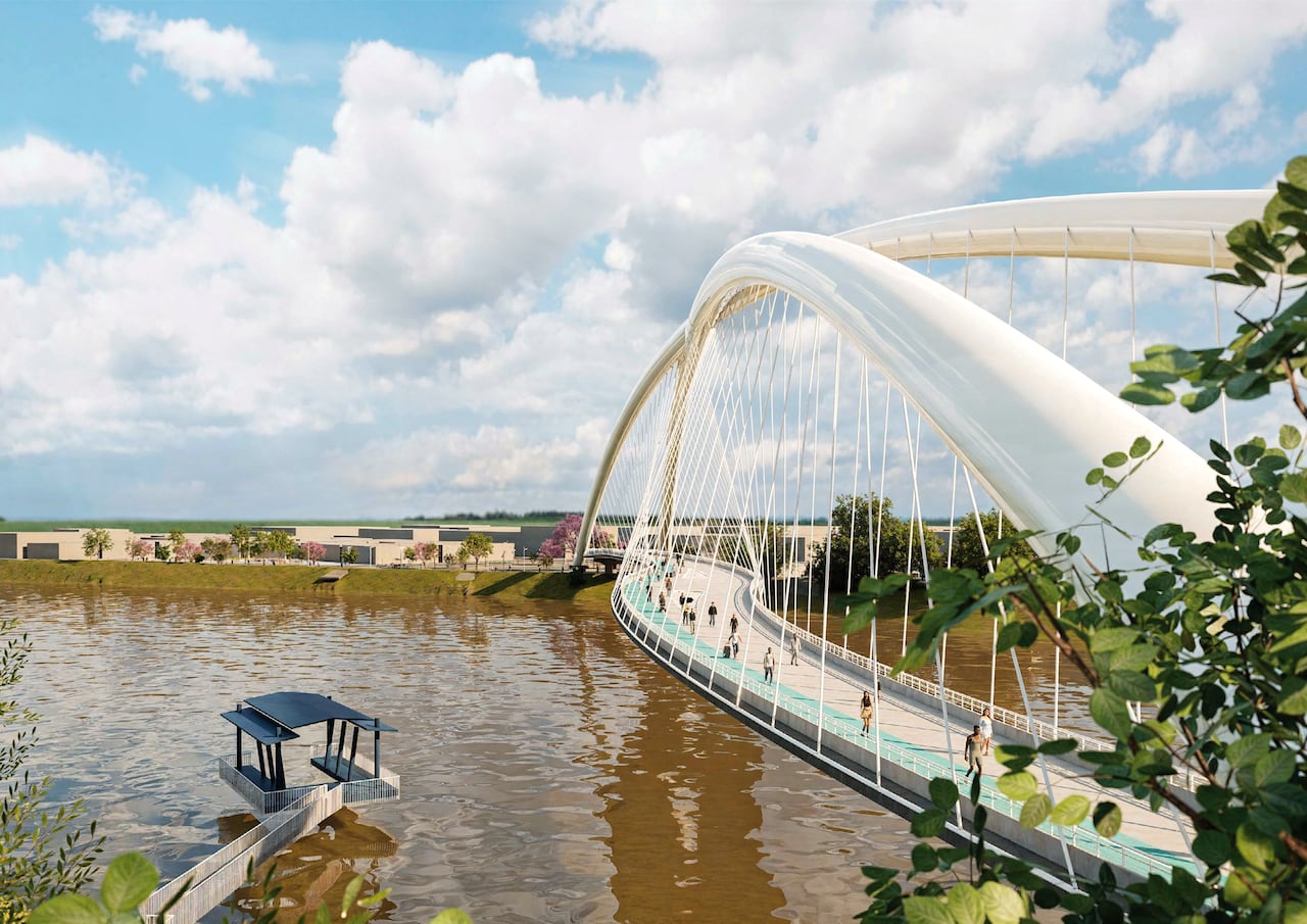 uente peatonal sobre el río Sinú, uno de los proyectos de infraestructura que impulsará el turismo.