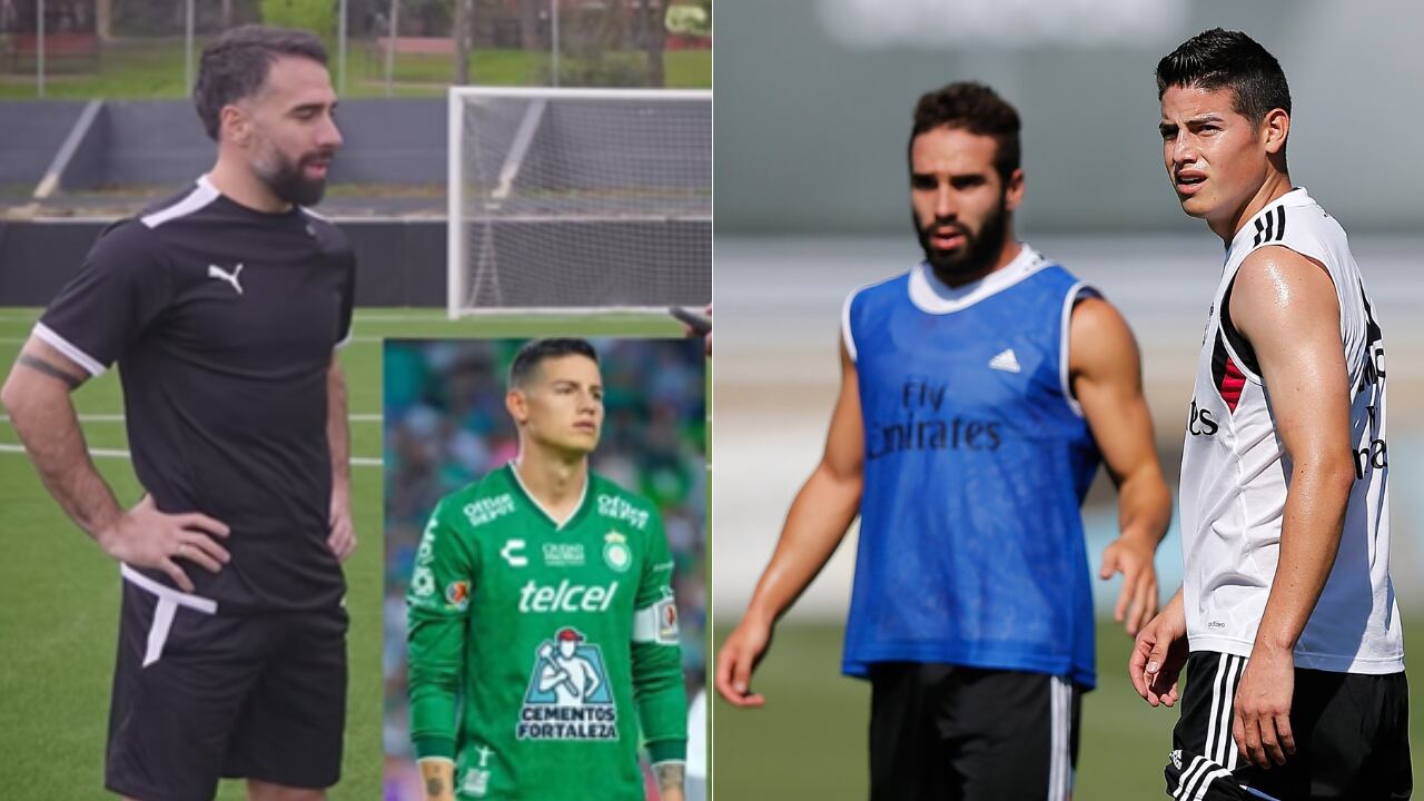 Dani Carvajal hizo elección de James Rodríguez, sobre todo los compañeros que tuvo en Real Madrid