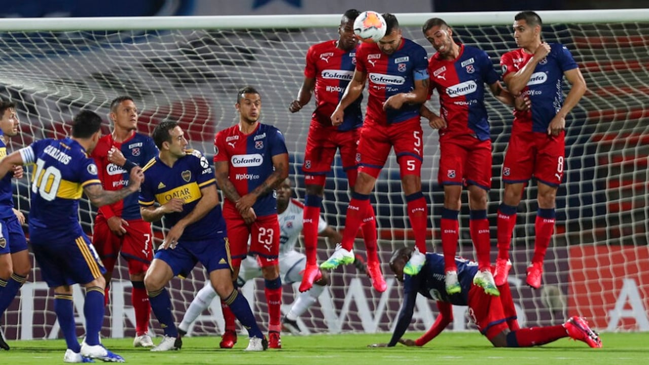 Imágenes del encuentro entre Medellín y Boca Junior por la Libertadores. (AP Photo/Fernando Vergara)