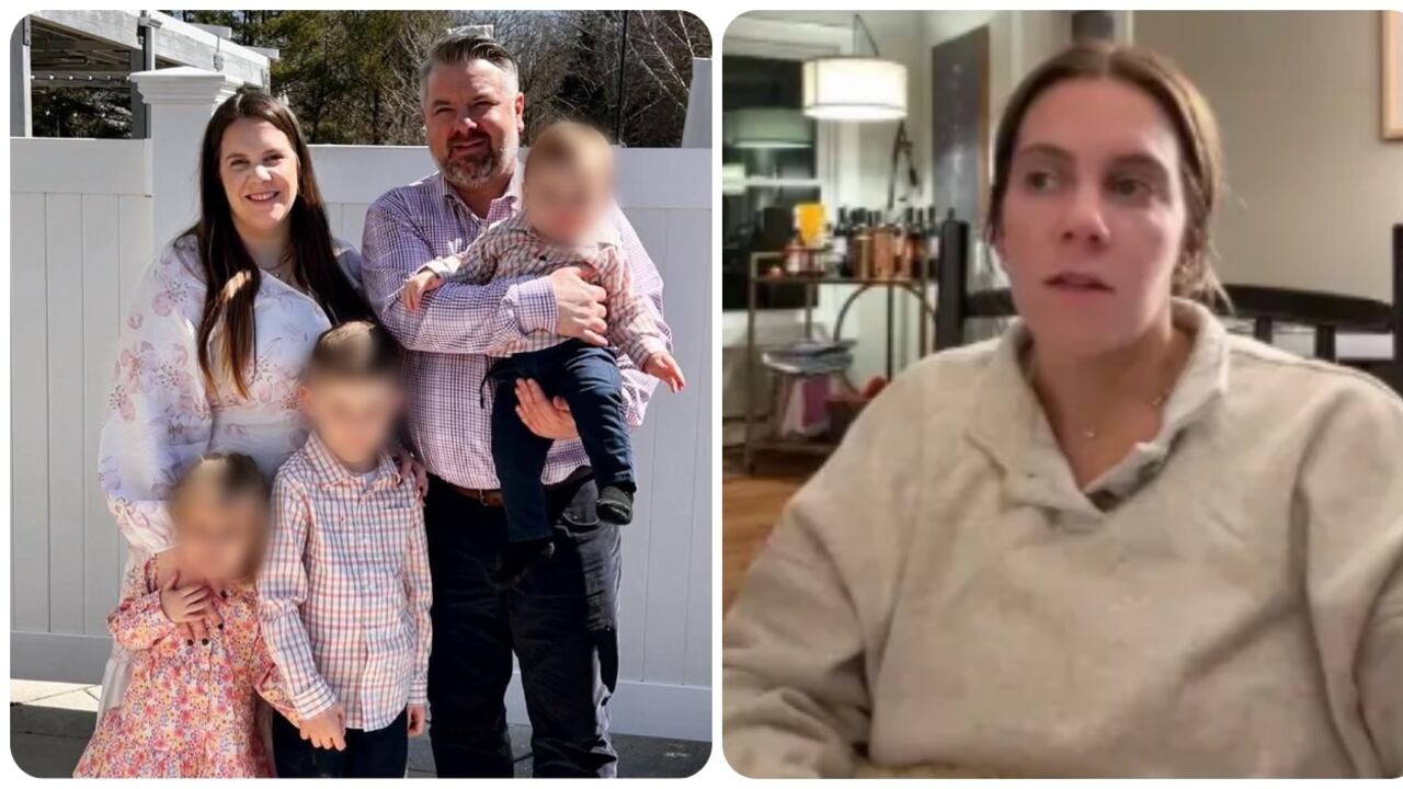 La mujer publicó los videos en sus redes sociales.