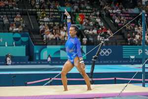 Luisa Blanco debutó en la gimnasia artística de en París 2024