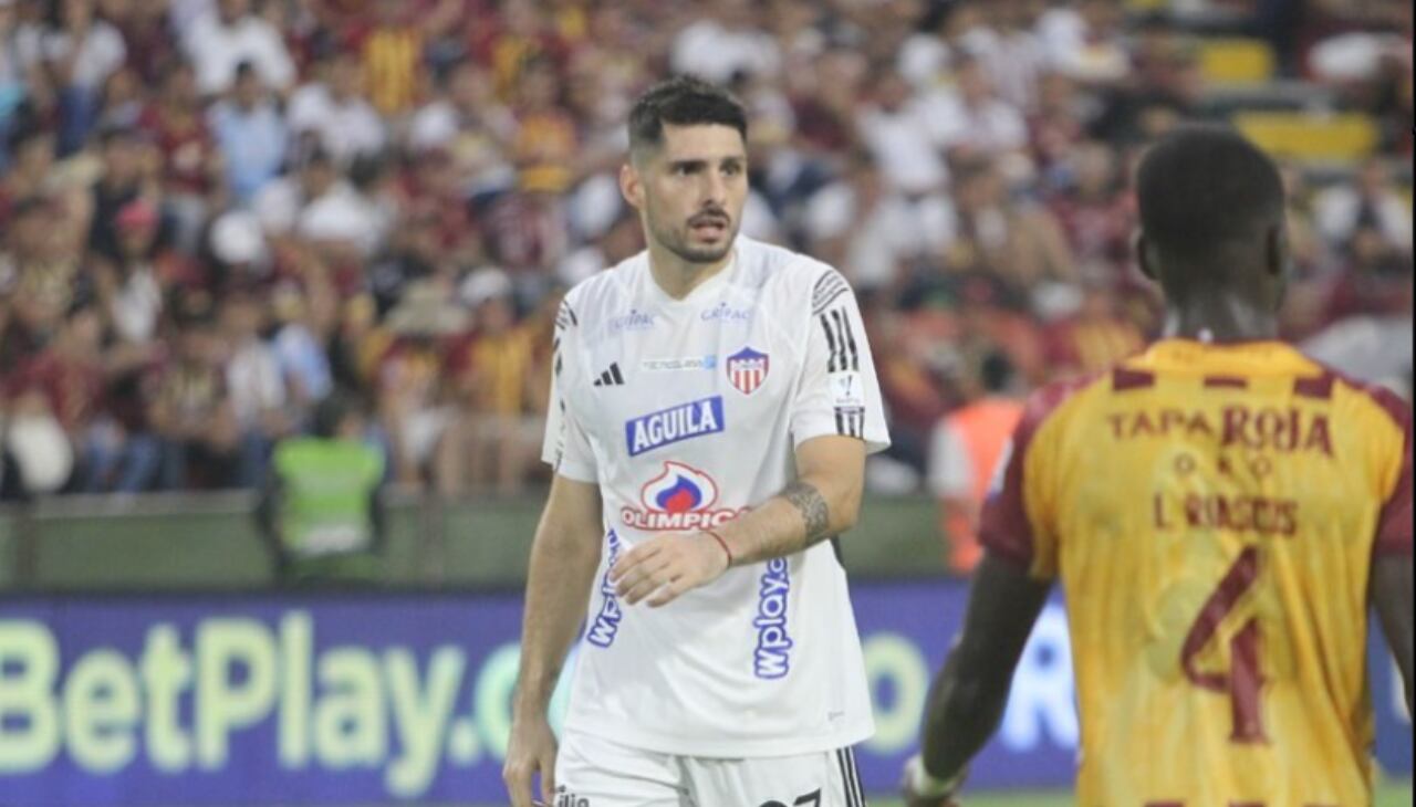 Federico Andueza solo disputó 11 partidos en este semestre con Junior.