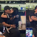 el beso entre Juanda Caribe y Mariana Zapata en Barranquilla