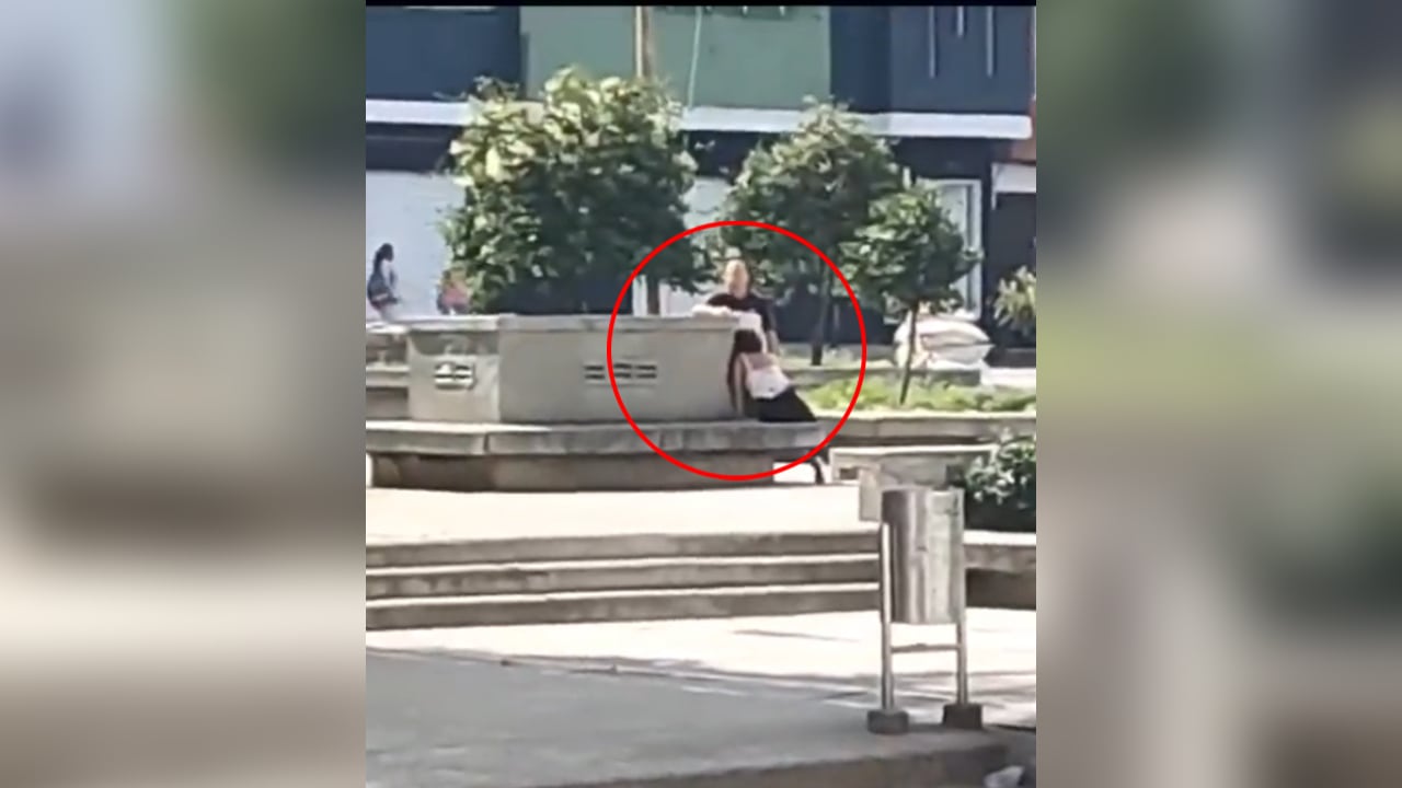 La grabación se ha hecho viral rápidamente en las redes sociales.