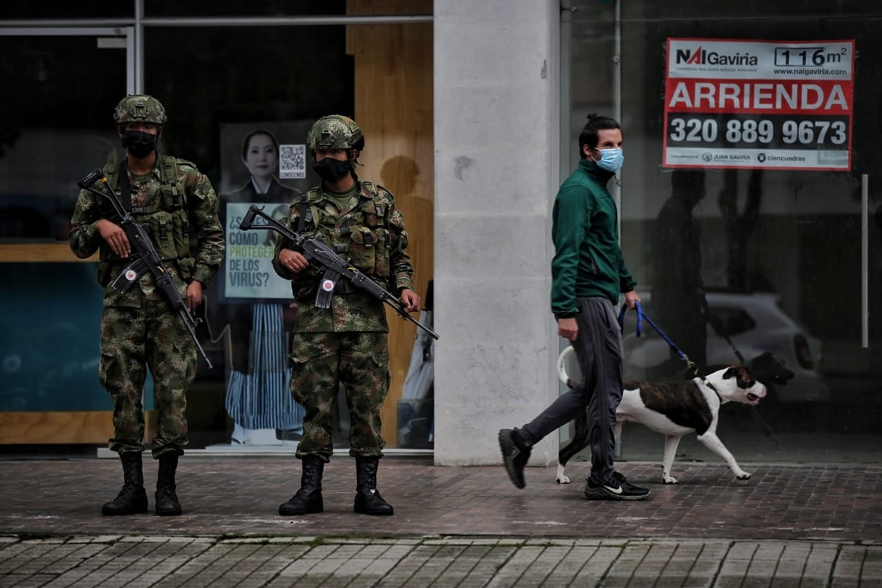 Paro nacional Militares en Bogotá