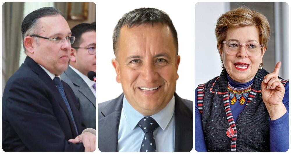 Efraín Cepeda, Jorge Alexander Quevedo y Gloria Inés Ramírez.