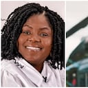 La vicepresidenta de Colombia, Francia Márquez, y el artista Manuel Victoria.