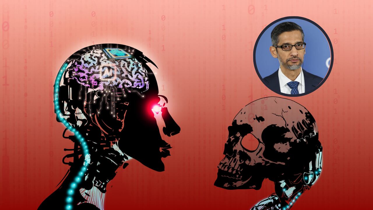 La inteligencia artificial podría desbordar a la humanidad si no se actúa a tiempo, según Pichai.