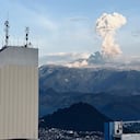 Continua la caída de ceniza procedente del Volcán Nevado del Ruiz