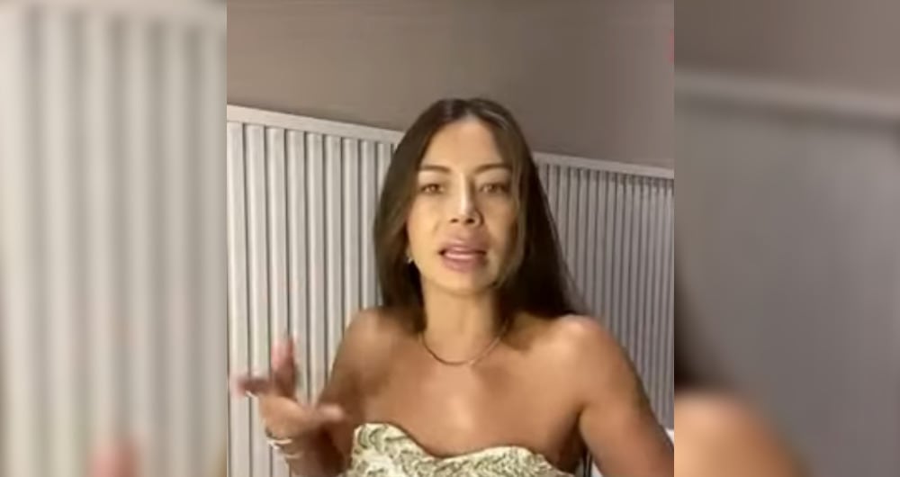 Blanca Arroyo, diseñadora colombiana, atendiendo a SEMANA en Dubai