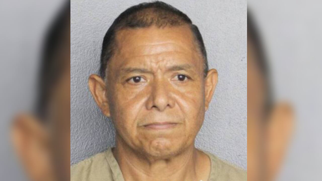 Iván René Valenciano, detenido en Weston, Florida.