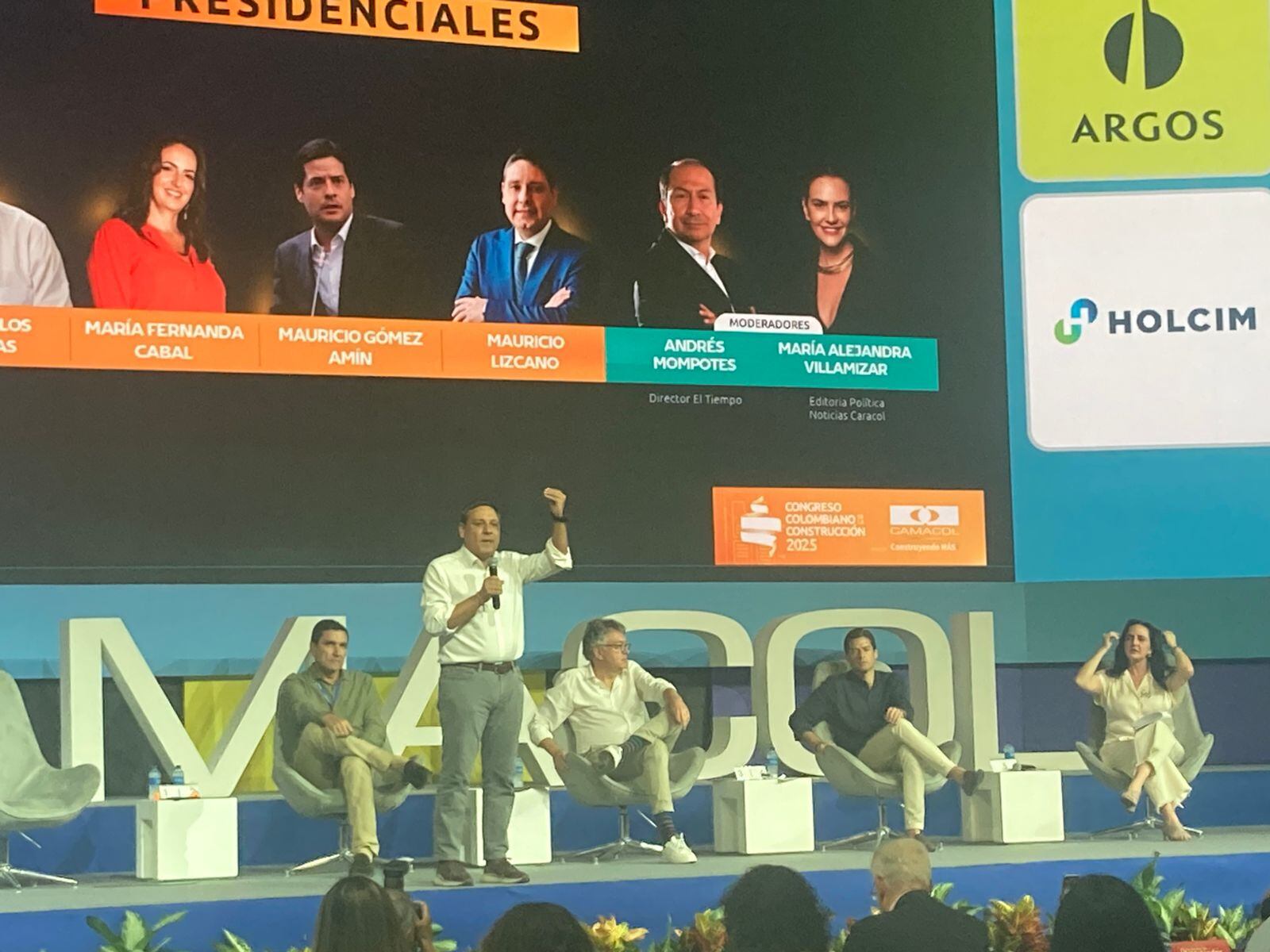 Precandidatos a la Presidencia en Congreso de Camacol 2025