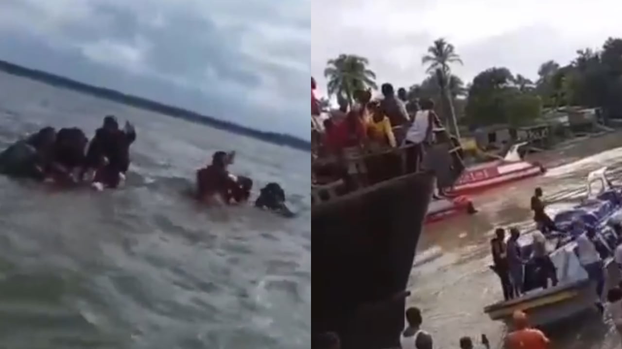 Cuatro muertos, incluidos dos niños, tras naufragio de lancha en Colombia