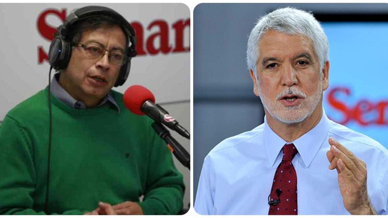 Gustavo Petro y Enrique Peñalosa