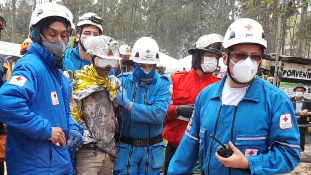 En video: así fue el rescate de los mineros atrapados en la mina de Tuta, Boyacá