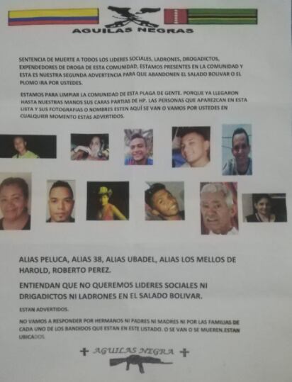 El Salado amenazas 2021