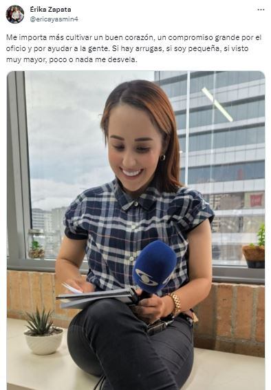 La periodista fue contundente con su mensaje.