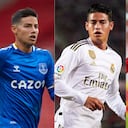 Los números de James Rodríguez en Europa.