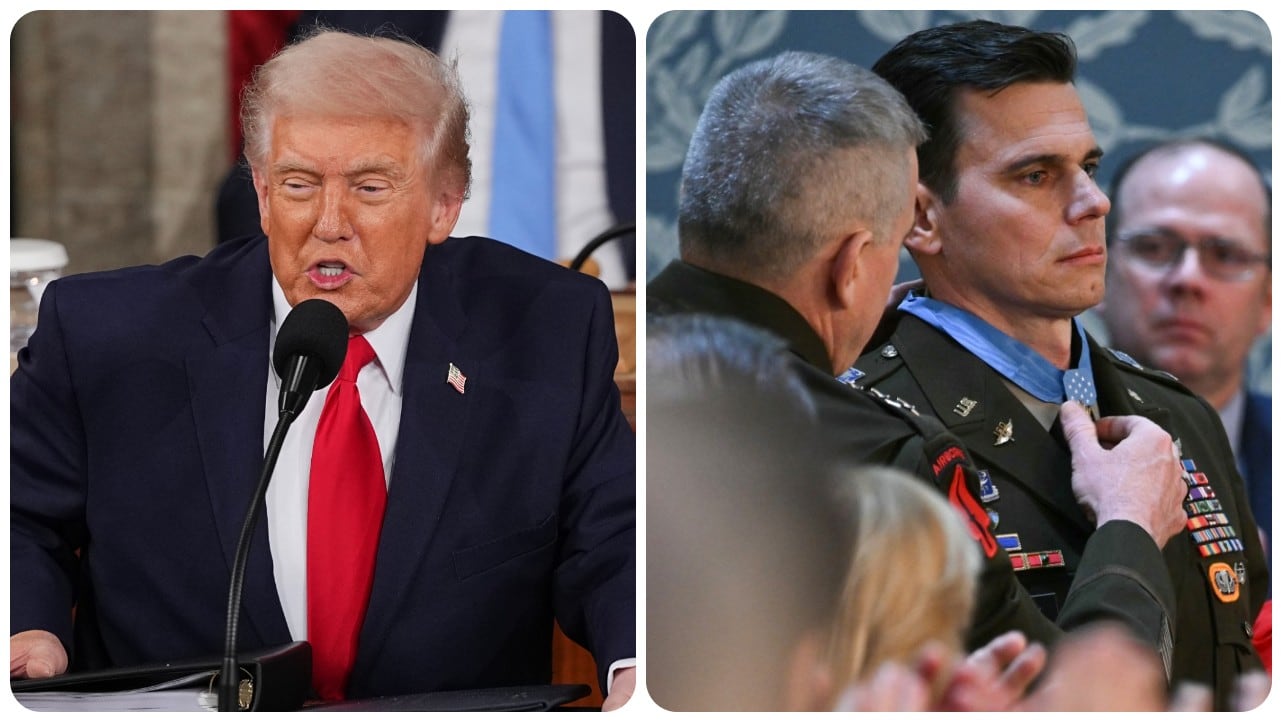 Donald Trump y Eric Slover.