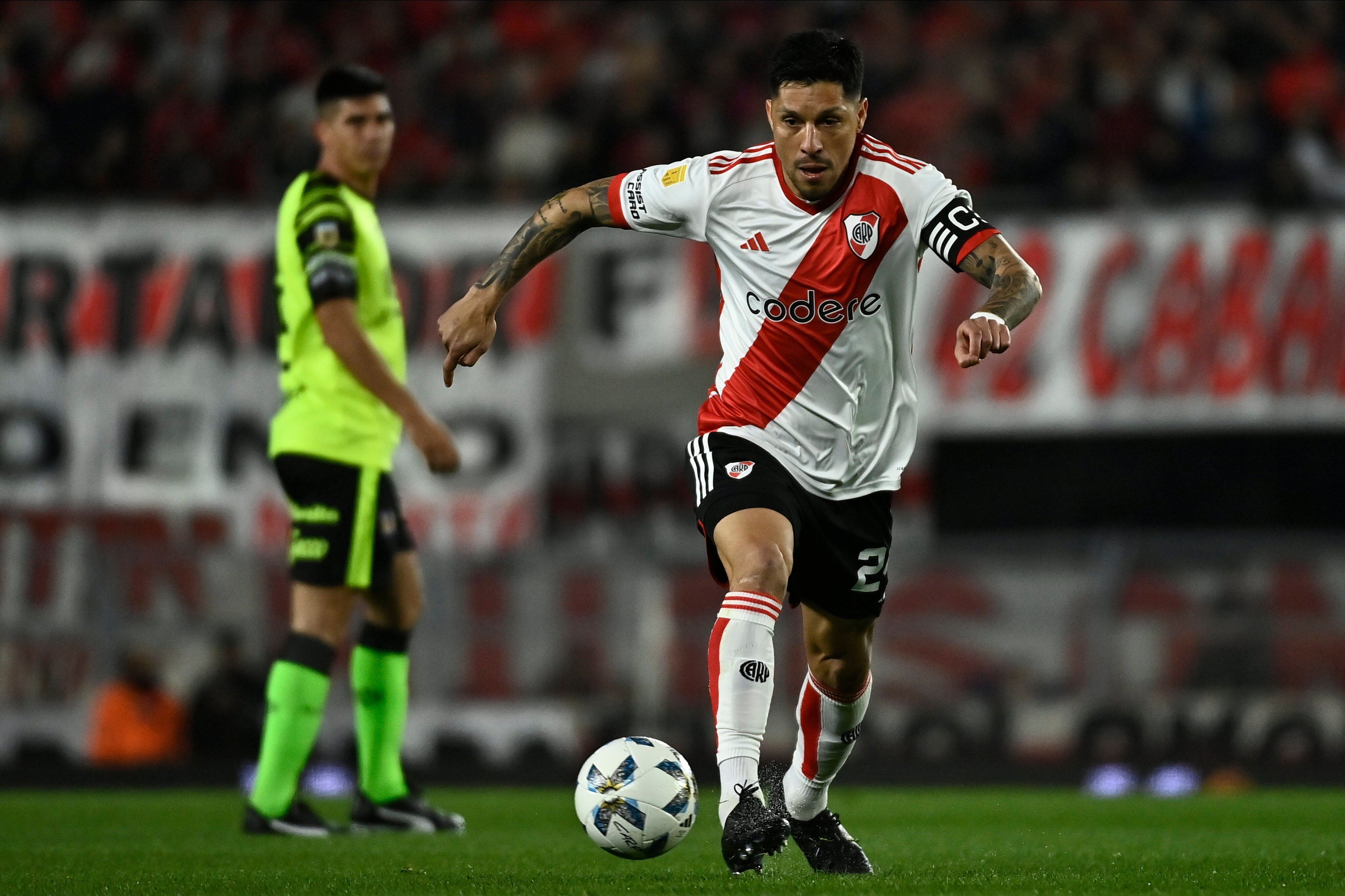 Enzo Pérez, volante de River Plate.
