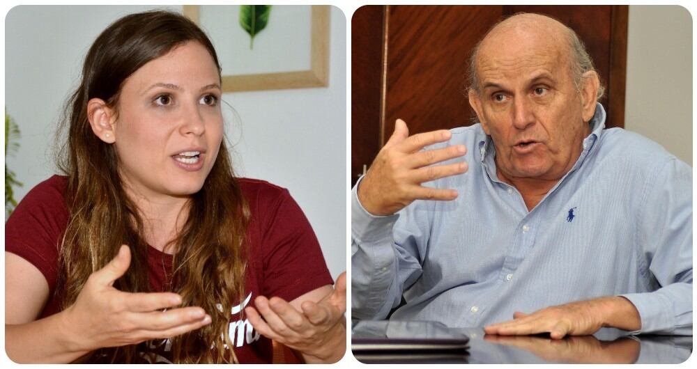 Diana Rojas y Maurice Armitage.