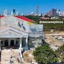Así va quedando la sede presidencial de Abelardo De La Espriella en Barranquilla.
