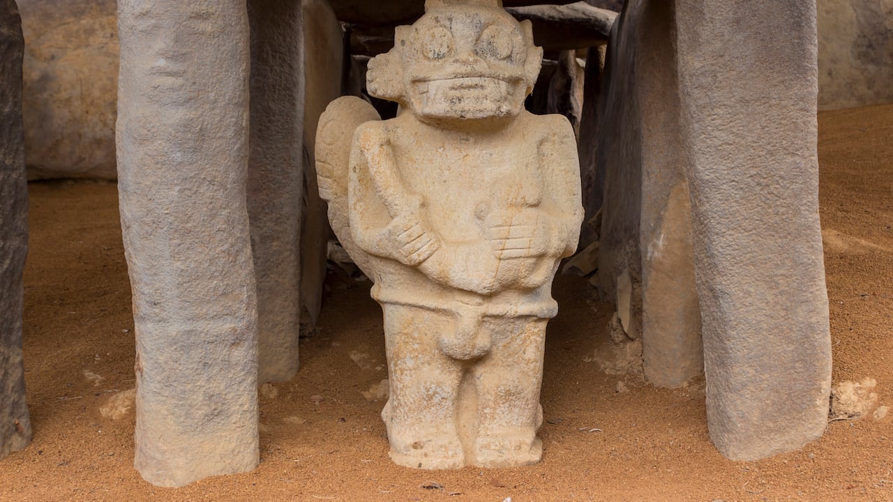 El Parque Arqueológico San Agustín es uno de los principales atractivos turísticos de Colombia.