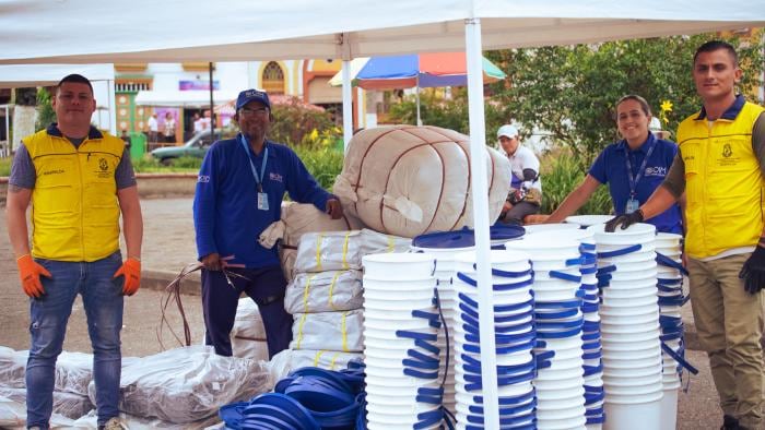 OIM lleva ayuda humanitaria de Estados Unidos a 30 municipios afectados por el terremoto en Colombia