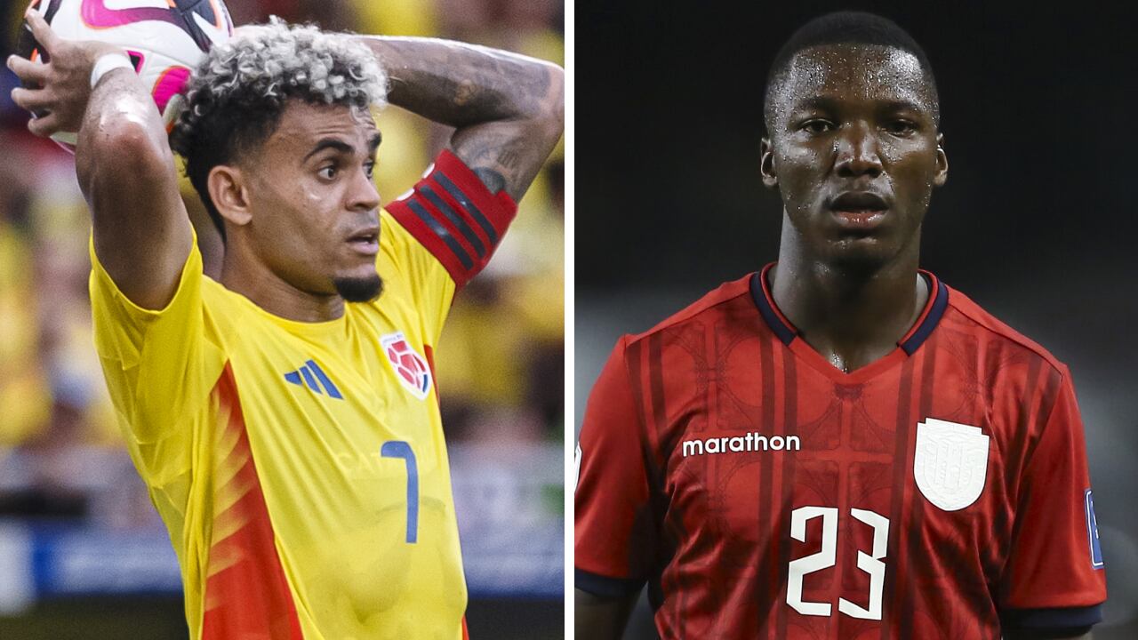 Luis Díaz y Moises Caicedo, figuras esperadas del partido entre Colombia y Ecuador
