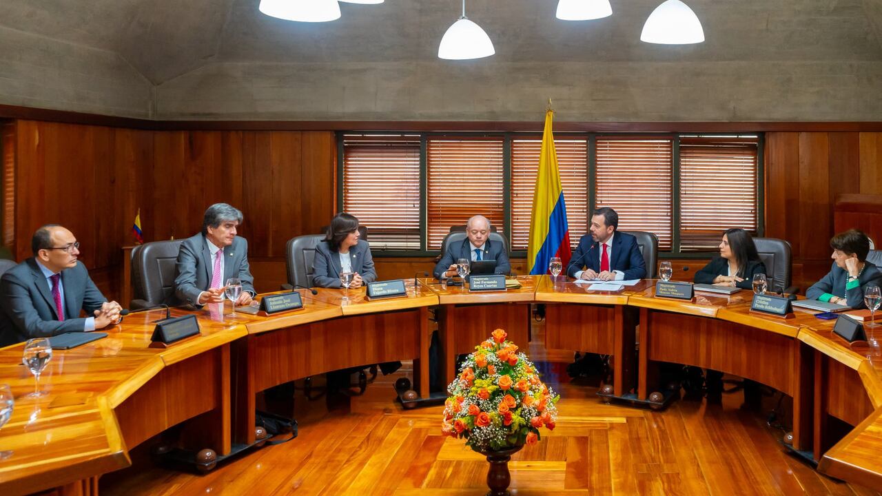 Alcalde de Bogotá visita protocolaria Corte Constitucional.