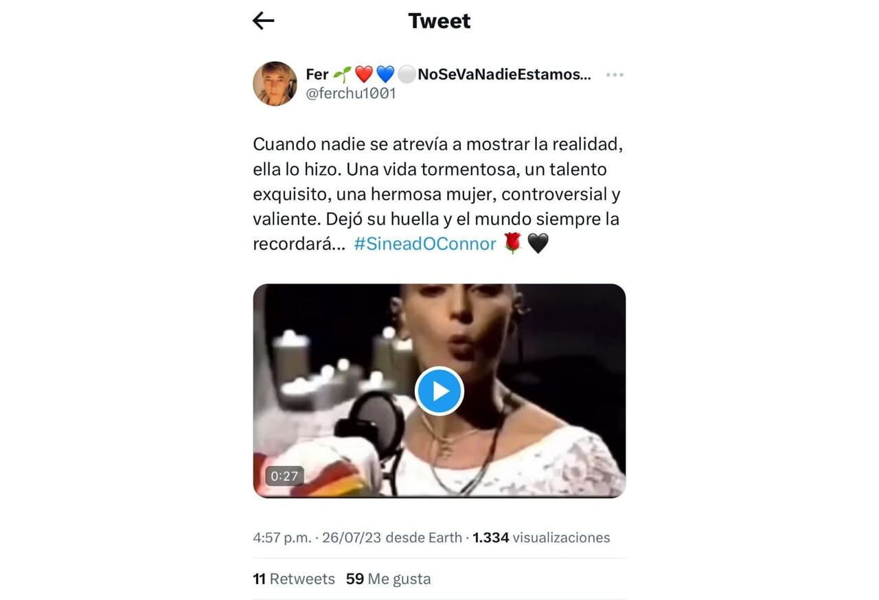 Nota Sinead O'Connor