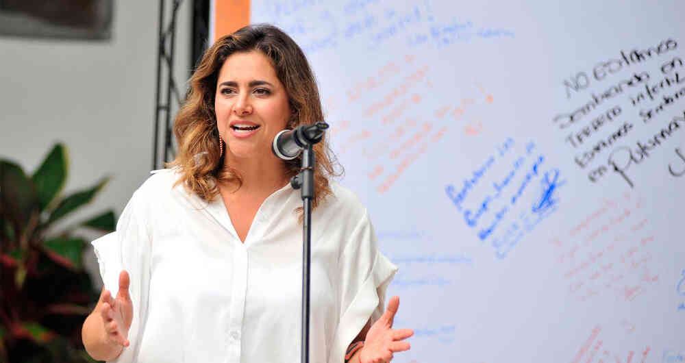 La primera dama de la nación, María Juliana Ruiz dejará el palacio de Nariño este 20 de Julio. Foto: Presidencia. 