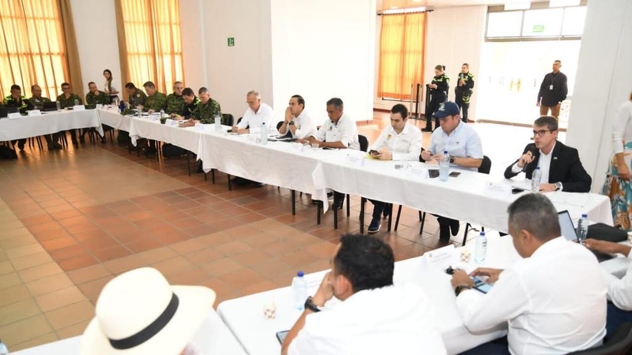 Consejo de seguridad en Barrancabermeja, Santander.