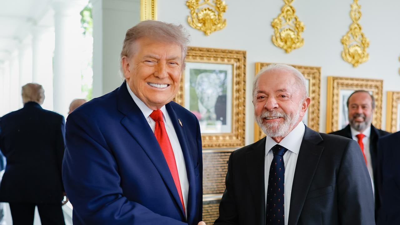 Donald Trump y Lula da Silva.