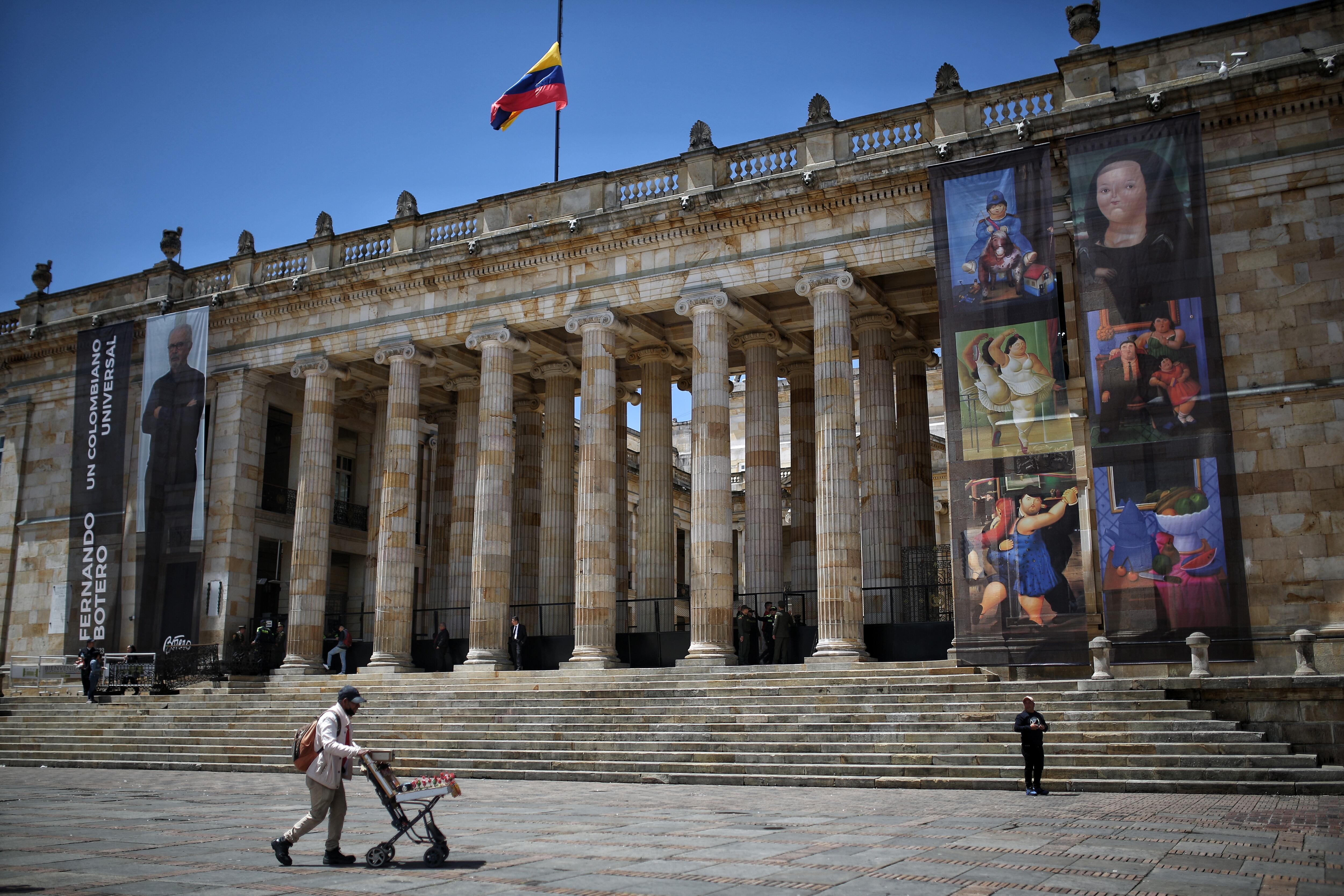 Homenaje a Fernando Botero en el Capitolio