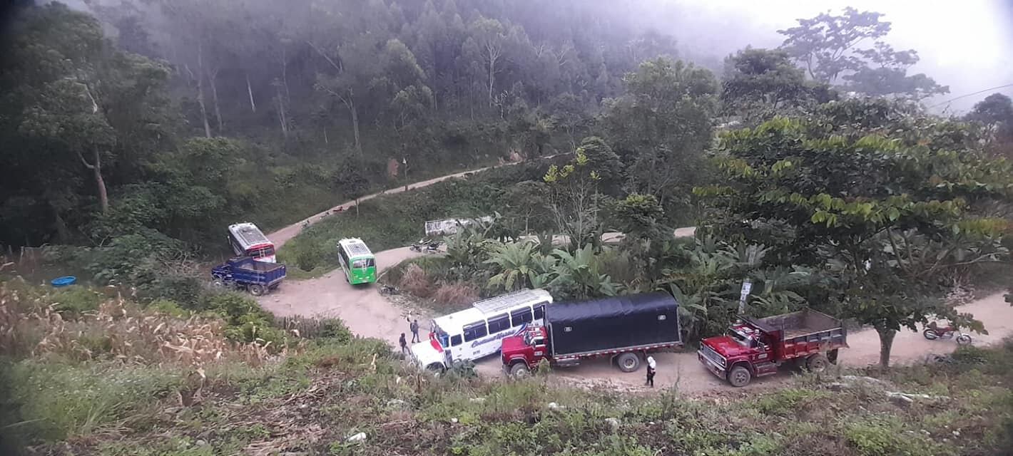 El bloqueo se registró entre las vías de San Calixto y Teorama.