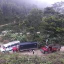 El bloqueo se registró entre las vías de San Calixto y Teorama.