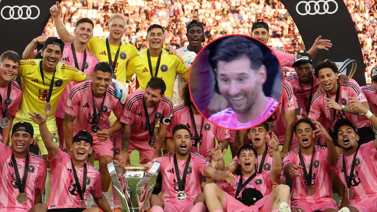 Messi, feliz por conquistar la MLS con Inter Miami.