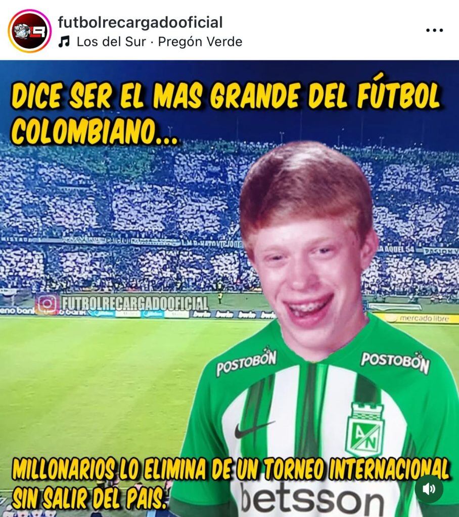 Memes contra Millonarios.