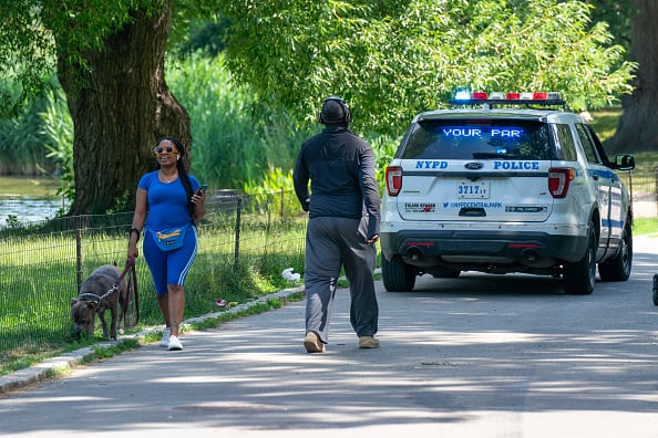 El Central Park, uno de los íconos de Nueva York, situado en el distrito metropolitano de Manhattan, se convirtió el pasado sábado en el escenario de una disputa entre dos personas y la que llevó la peor parte fue una de las mascotas que acompañaba a una pareja.  (Photo by Theodore Parisienne for NY Daily News via Getty Images)