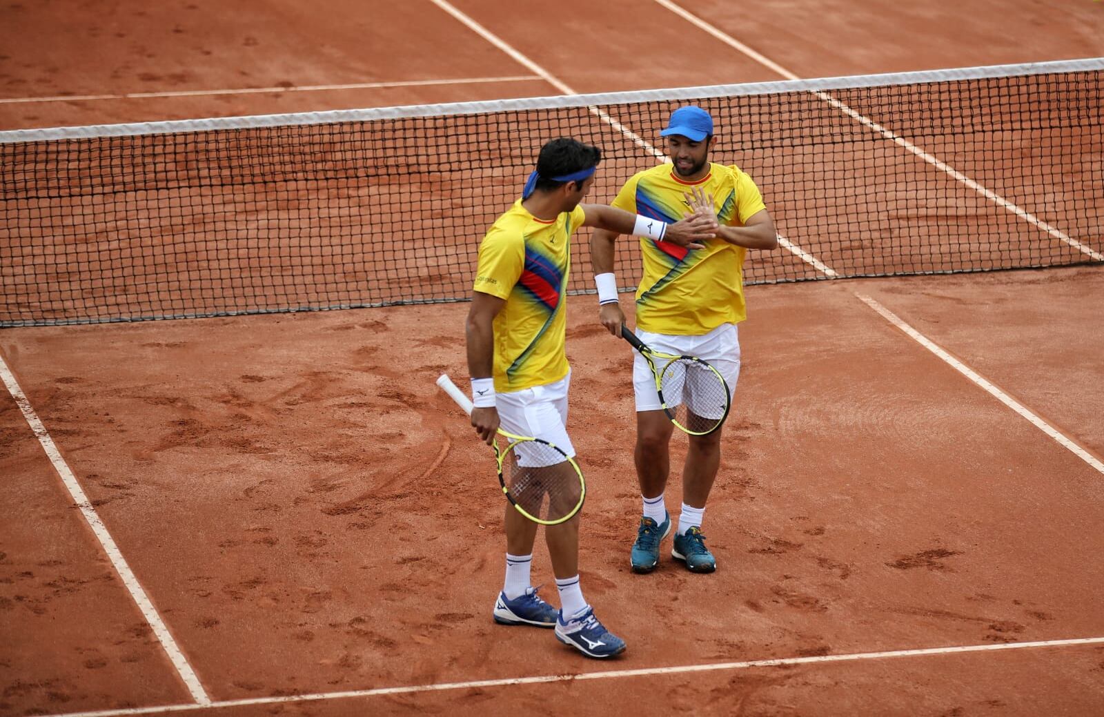 Juan Sebastián Cabal y Robert Farah
3er partido Copa Davis y clasificación de Colombia a la siguiente ronda.