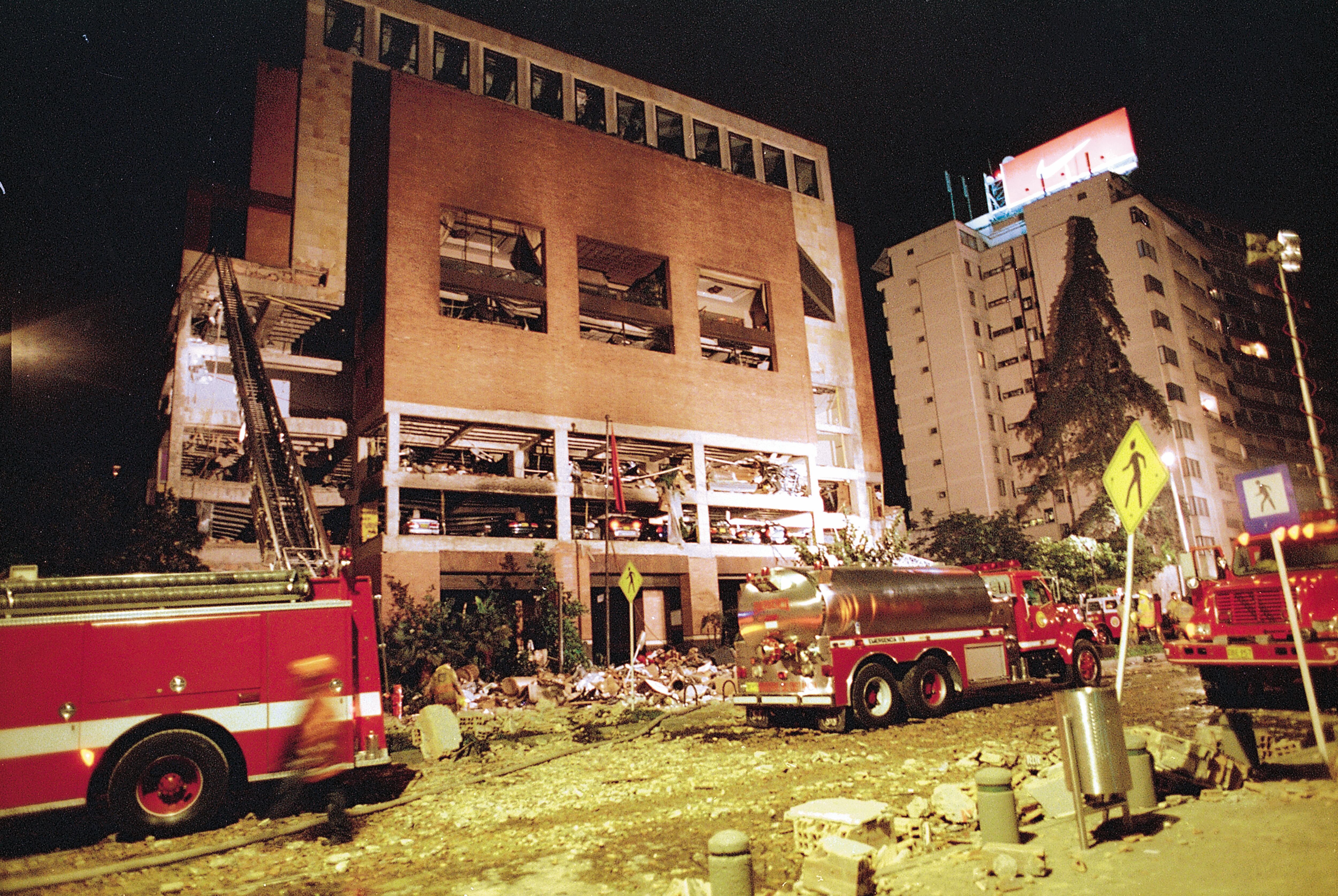 CLUB EL NOGAL.  Atentado terrorista.